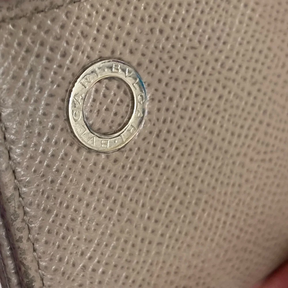 Bulgari gray taupe key holder